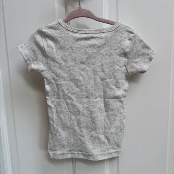 NWOT Carter's 2T Gray Short Sleeve Tee w Giraffe Design Day Dreamer Panama Top - Picture 5 of 5